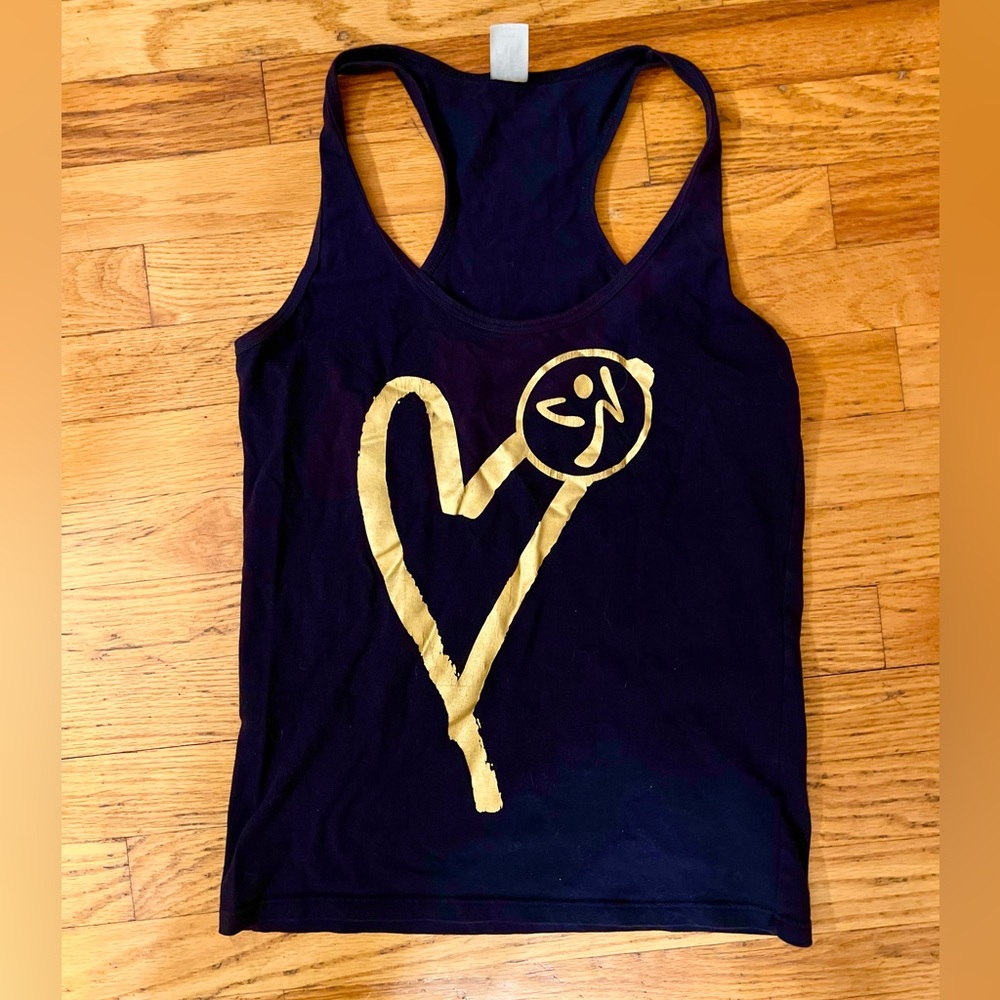 Zumba Fitness Black Racerback Tank